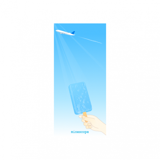 青空とアイスキャンディ-iPhone用のサムネイル画像