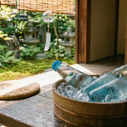 お盆とラムネ
